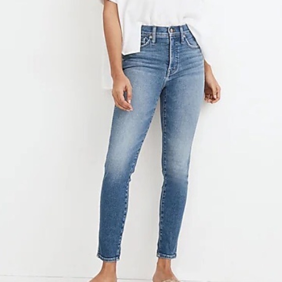 Madewell 10" High-Rise Skinny Crop Jeans size 28 NWOT - Picture 1 of 9